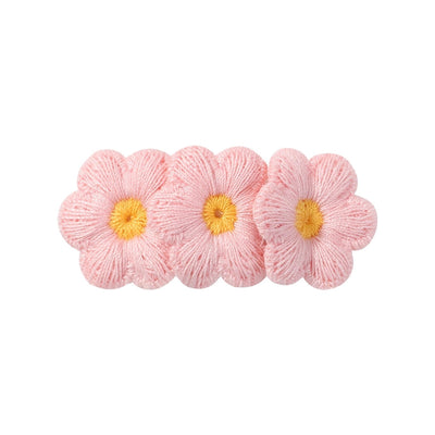 Kid'S Pastoral Flower Cloth Hair Clip