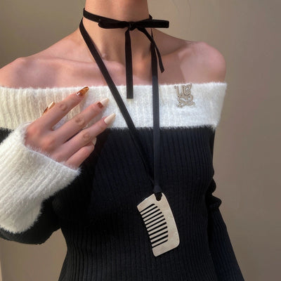 Jewelry Elegant Lady Geometric 304 Stainless Steel Plating Pendant Necklace