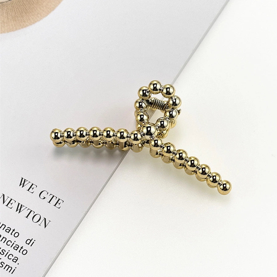 High-Grade Sense Metallic Grip  Style Barrettes Back Head Shark Clip Back Head Clip