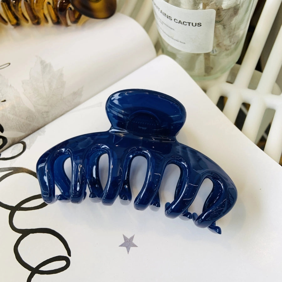 Women's Simple Style Color Block Acetic acid sheets Polishing Hair Claws