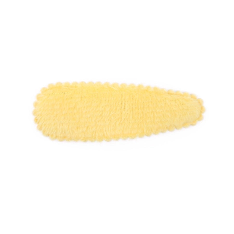 cute solid color alloy cloth hair clip 1 piece