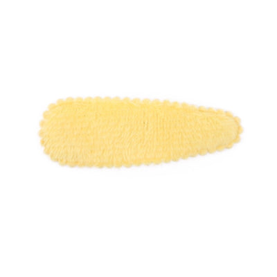 cute solid color alloy cloth hair clip 1 piece