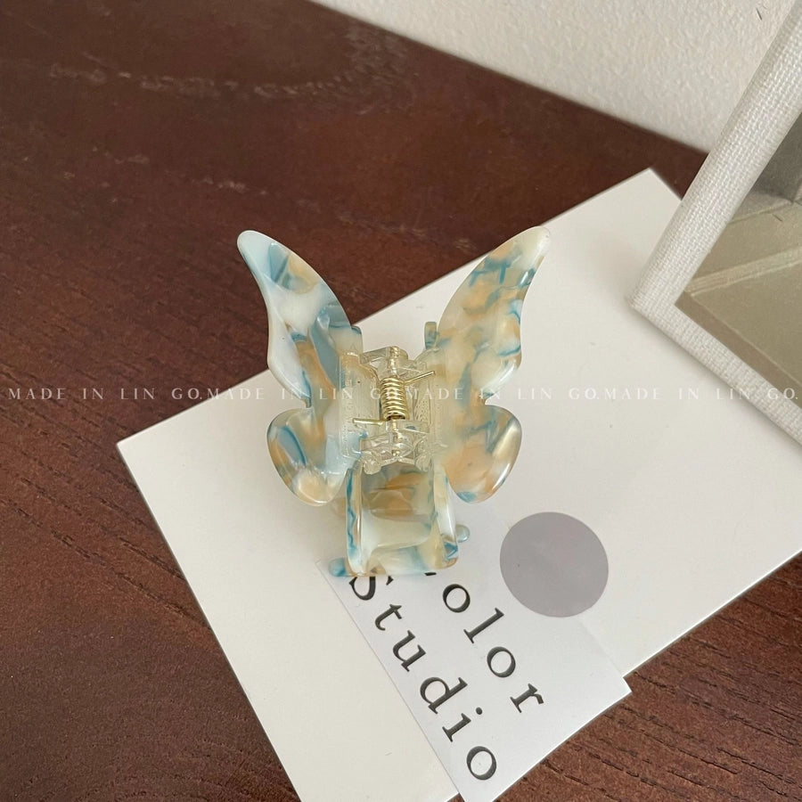 Women's Sweet Cool Style Butterfly Metal Plating Hair Claws