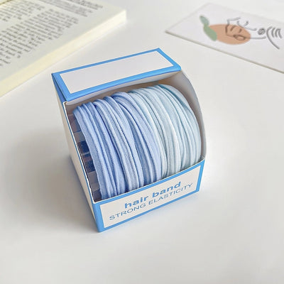 women's simple style solid color cloth hair tie