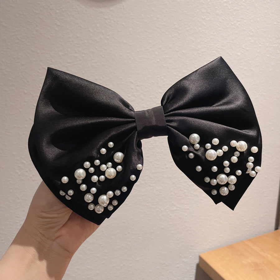 fashion bow knot cloth hair clip 1 piece