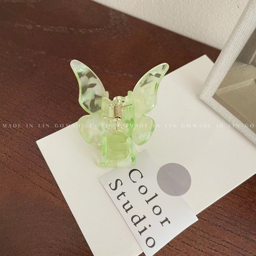 Women's Sweet Cool Style Butterfly Metal Plating Hair Claws