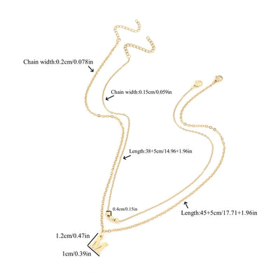 Jewelry Casual Elegant Classic Style Letter 201 Stainless Steel 304 Stainless Steel Pendant Necklace