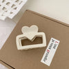 Women's Simple Style Classic Style Heart Shape Acetic acid sheets Hair Claws