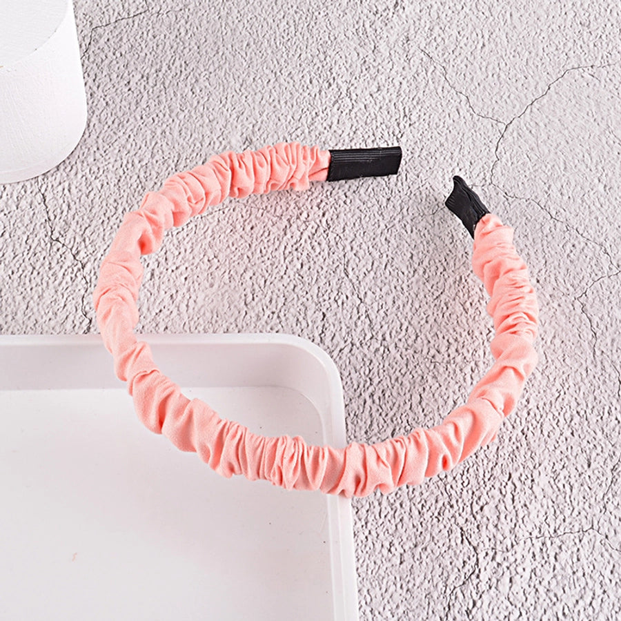 fashion candy color solid color sponge wide-sided headband