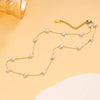 Jewelry Vacation Simple Style Heart Shape 304 Stainless Steel 18K Gold Plated Bracelets Necklace