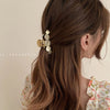 elegant round alloy hair claws