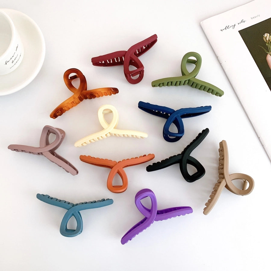 Women's Lady Geometric PS Stoving Varnish Hair Claws