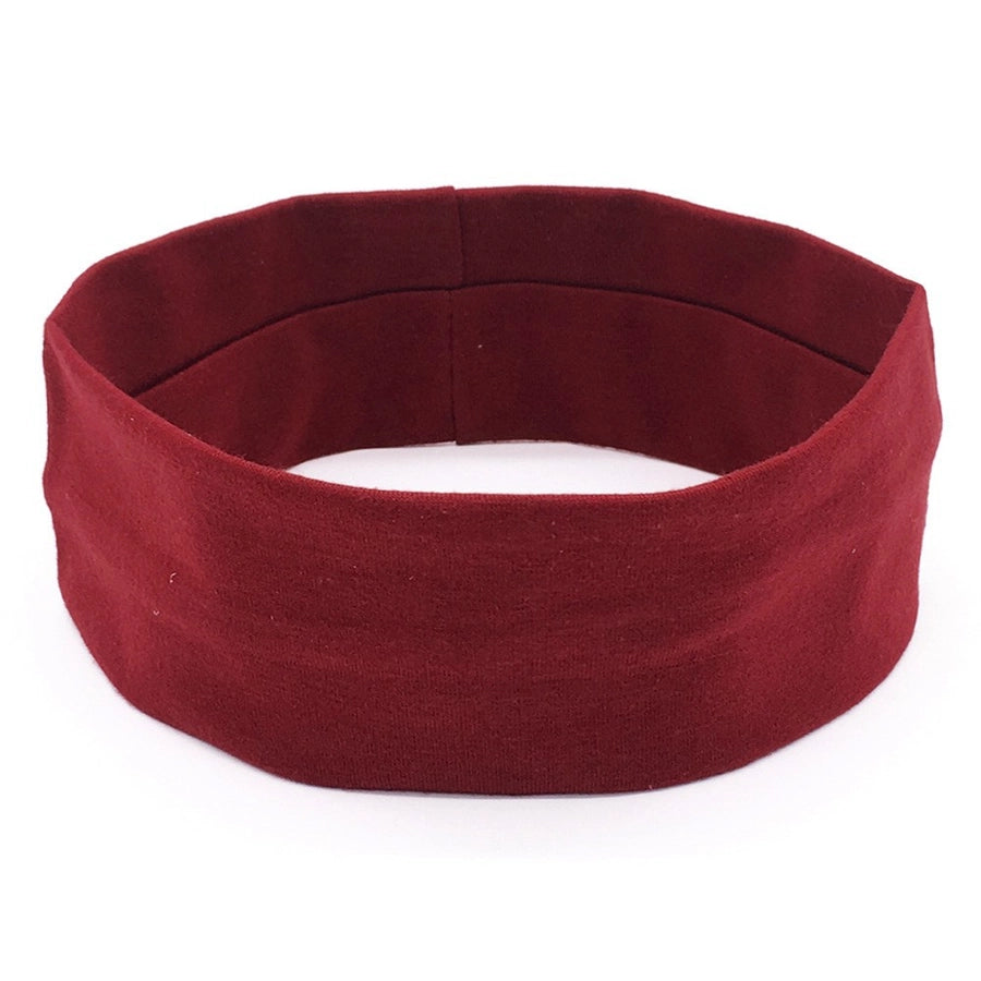 women's simple style solid color cloth braid hair band