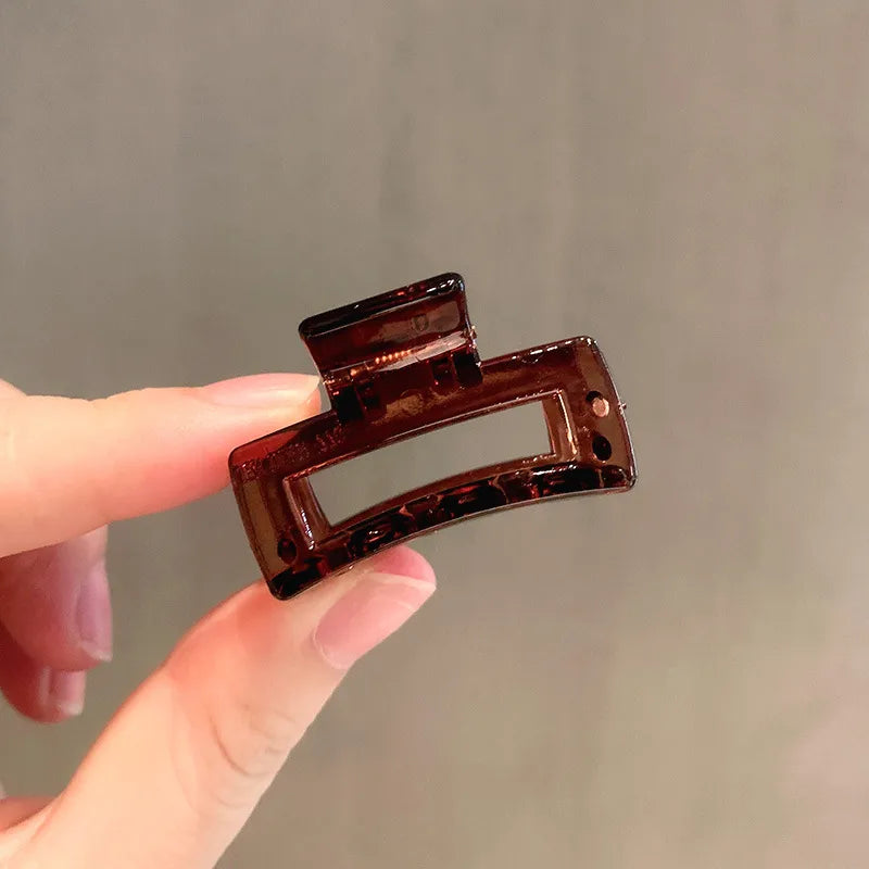 retro geometric transparent acrylic small catch clip wholesale nihaojewelry