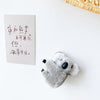 Cute Kaola hairpin plush koala bear side clip autumn and winter three-dimensional bangs clip star  top clip hair accessories