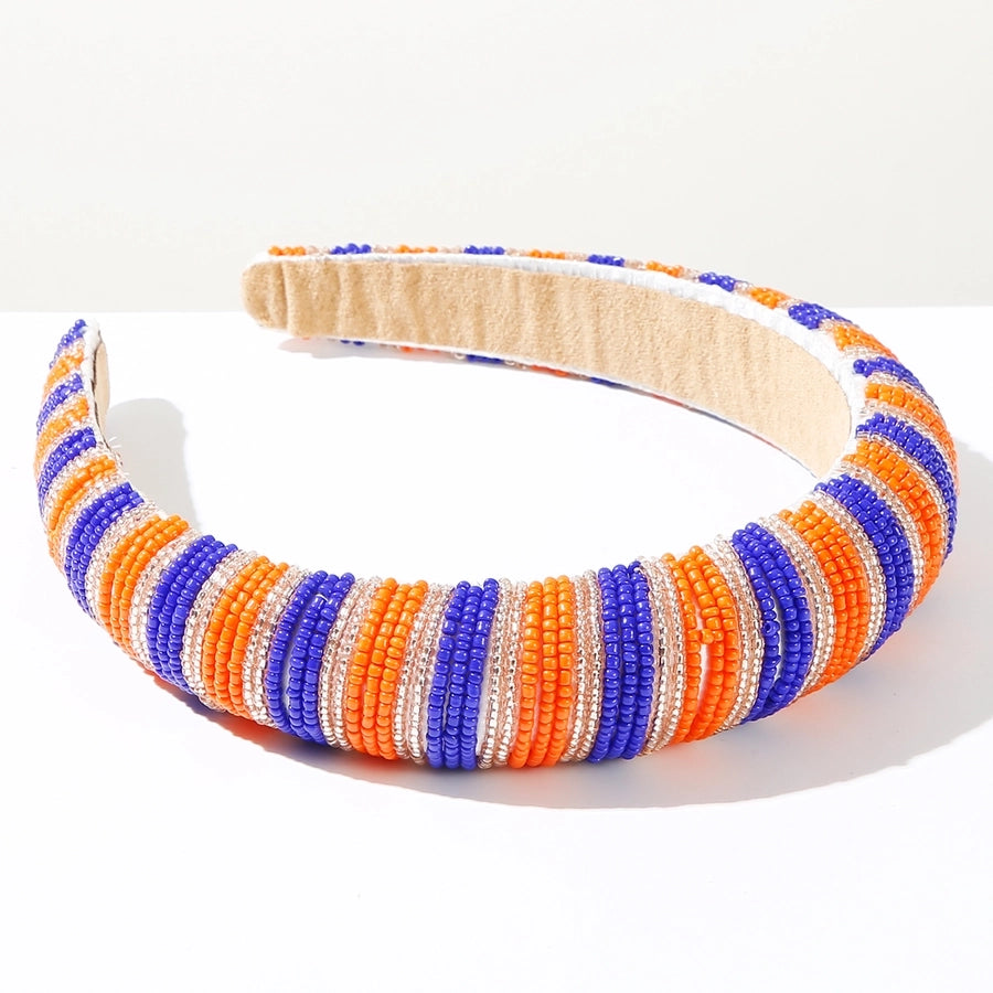 Women's Casual Vacation Classic Style Round Beaded Alloy Cloth Beaded Beads Hair Band