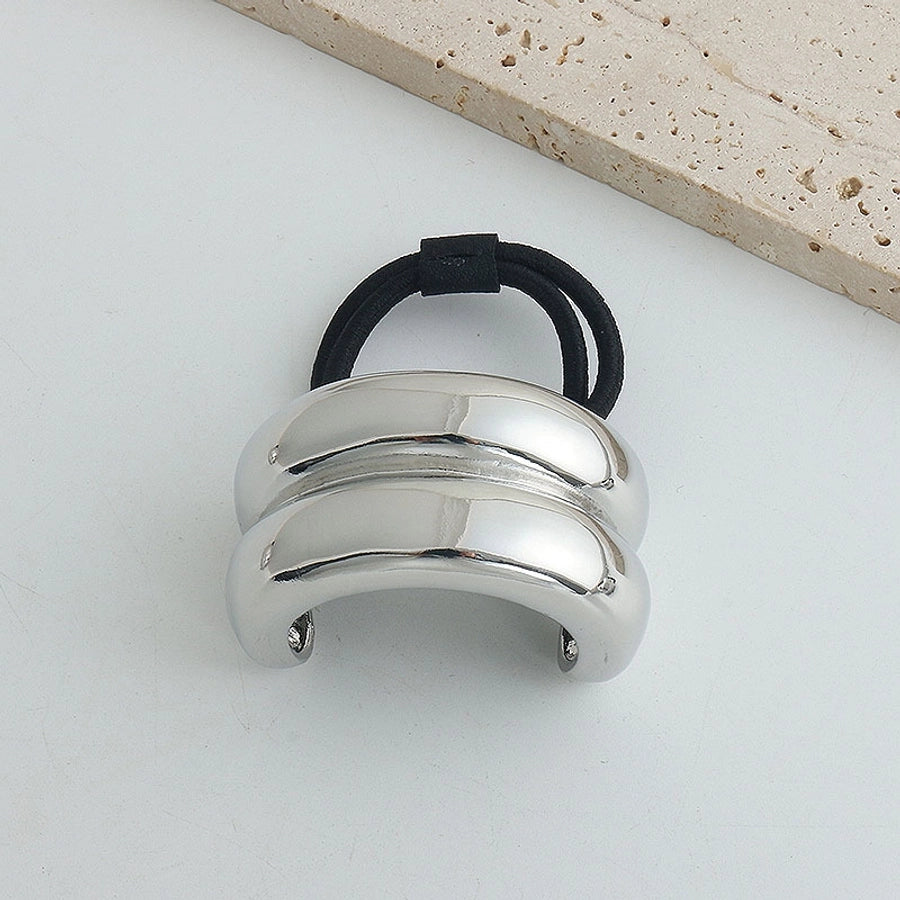 Women's Simple Style Classic Style Color Block Alloy Plating Hair Clip Hair Tie