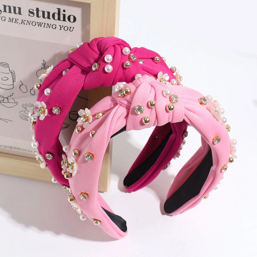 Women's Vacation Simple Style Solid Color Cloth Hair Band