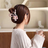 princess cute rabbit plastic cloth inlay rhinestones hair claws