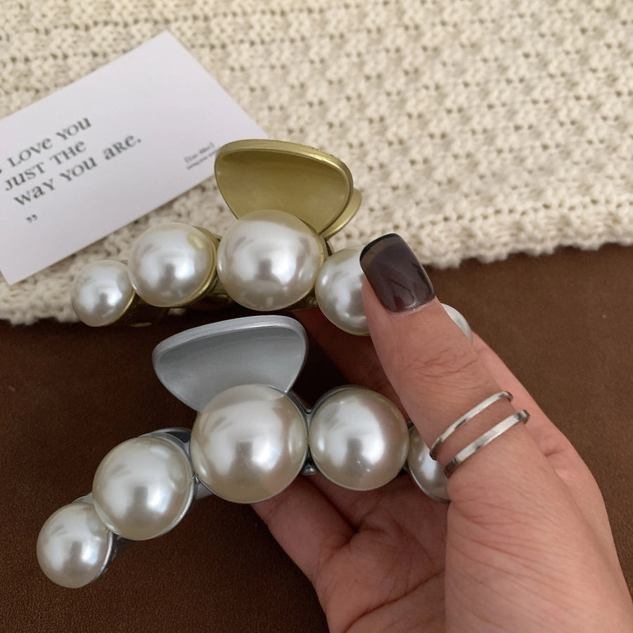 classic style solid color plastic hair claws