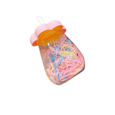 simple style colorful flower plastic polishing rubber band 1 piece