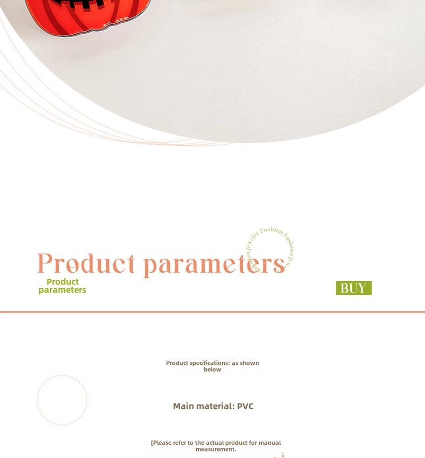 Baifeiya Halloween hairpin funny pumpkin gripper Ghost Horse personality shark clip back head updo hair accessories accessories