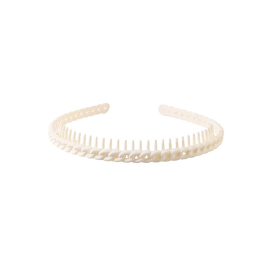 Women's Simple Style Solid Color Plastic Stoving Varnish Hair Band