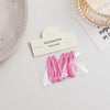 simple style solid color metal hollow out hair clip