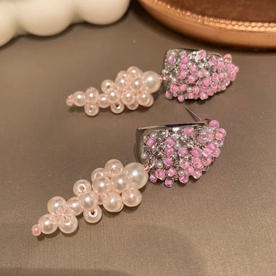 1 Pair Elegant Streetwear Geometric Plating Synthetics Metal Copper Zircon 14K Gold Plated Drop Earrings