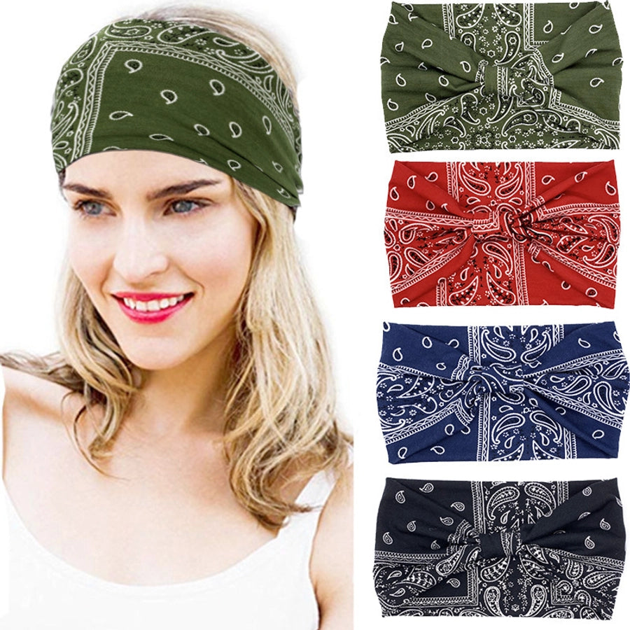 bohemian water droplets cloth hair band