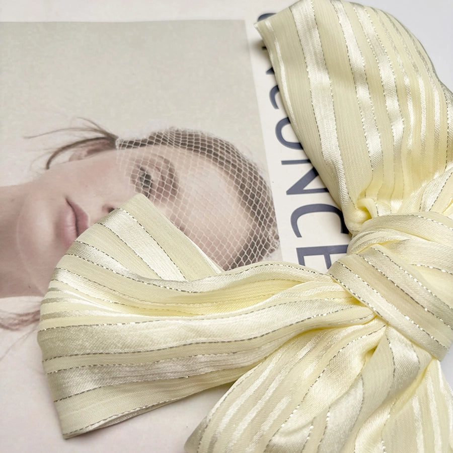Women's Elegant Bow Knot Fabric Hair Clip