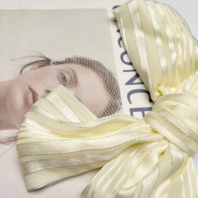 Women's Elegant Bow Knot Fabric Hair Clip