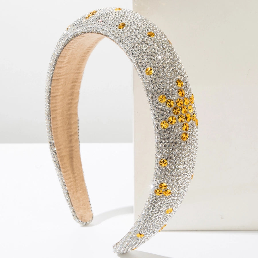 Women's Casual Vacation Classic Style U Shape Alloy Cloth Rhinestone Inlay Rhinestones Hair Band