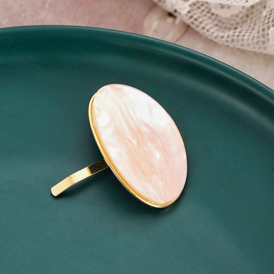 Women's Retro Color Block Acetic acid sheets Plating Hair Clip