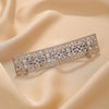 1 Metal Diamond Rectangular Pattern Hollow Spring Clip