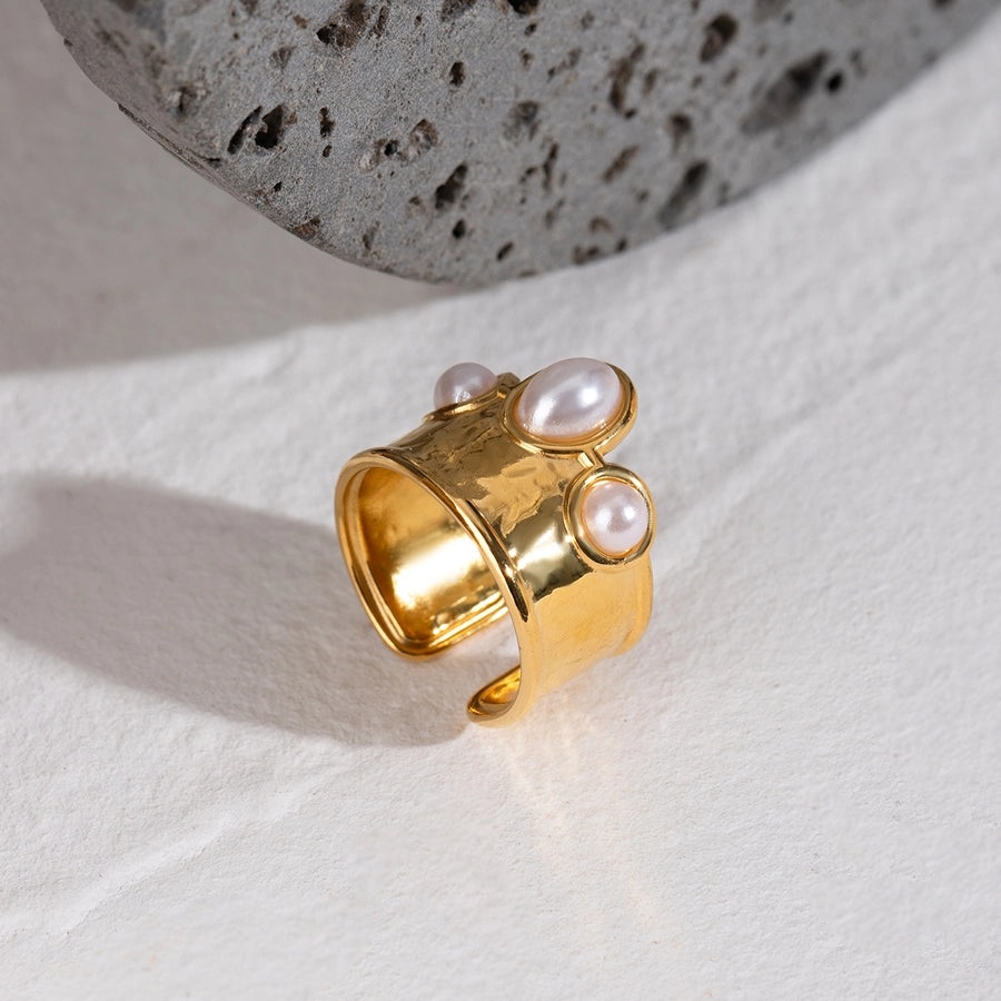 Jewelry Simple Style Classic Style Geometric 304 Stainless Steel Open Rings