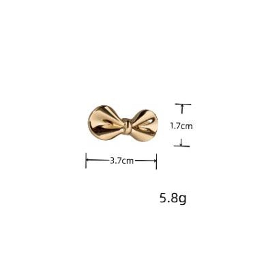Women's Sweet Simple Style Bow Knot Metal Hair Clip