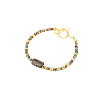 Copper Beaded Round Copper Bracelets