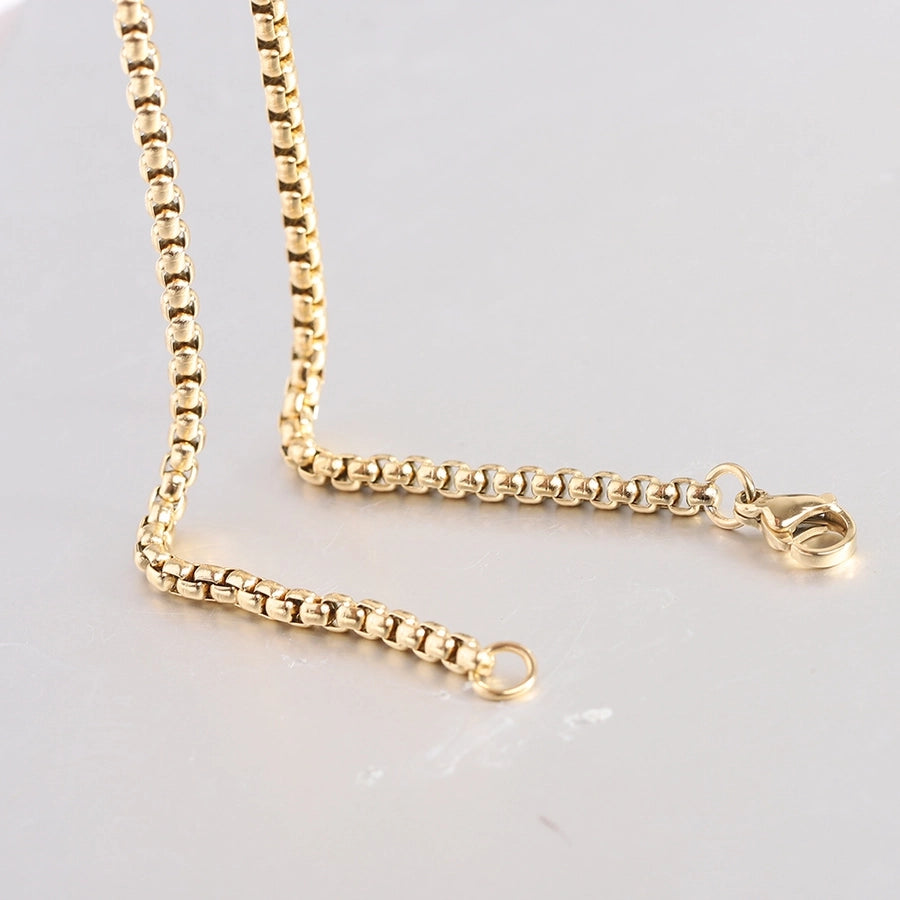 Jewelry Retro Fist Titanium Steel Plating Pendant Necklace