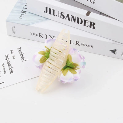 Women's Casual Cute Solid Color Arylic Hair Clip