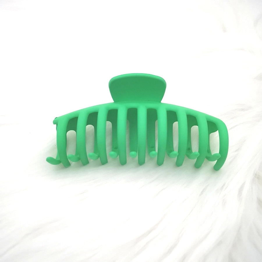 Women's Basic Solid Color Resin Hair Claws