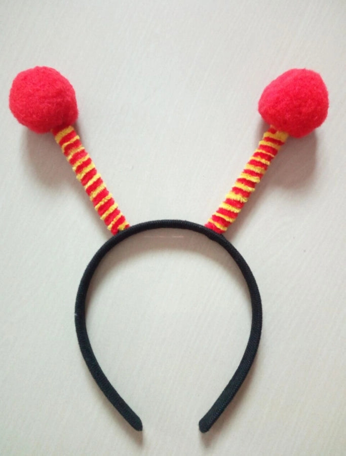 Ant Bee Caterpillar Animal Headband Six-One Game Performance Headwear Fur Ball Headwear Hair Band Hair Card