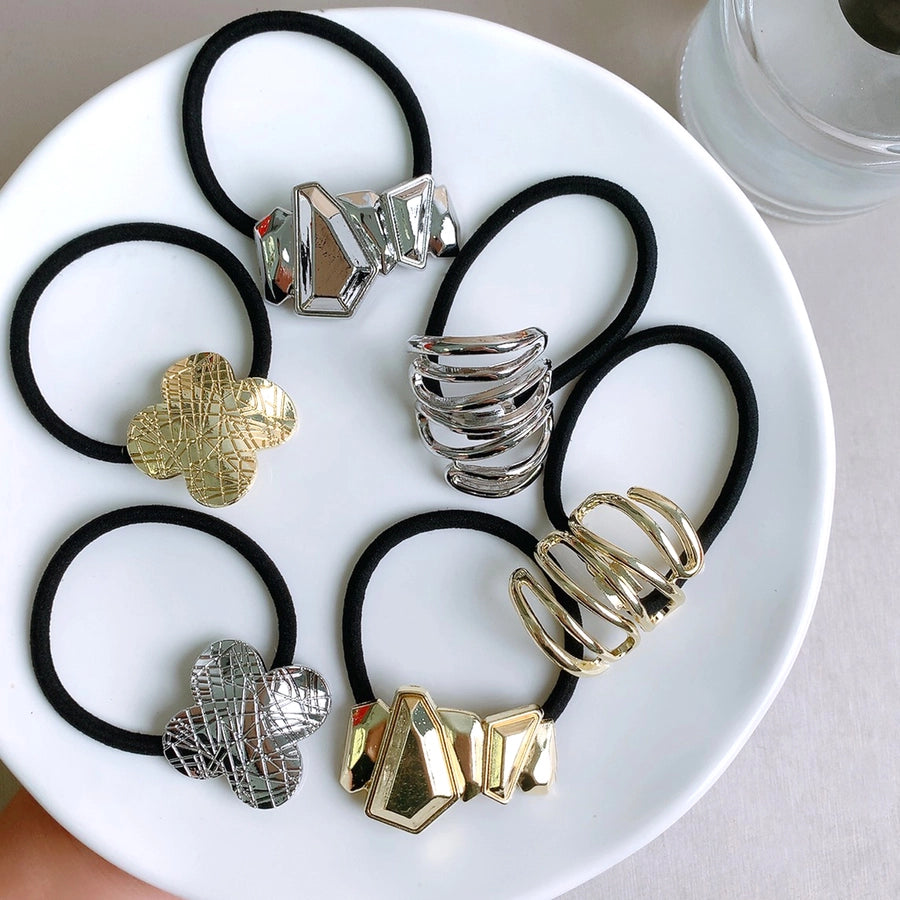 Women's Simple Style Commute IG Style Geometric Alloy Hair Tie