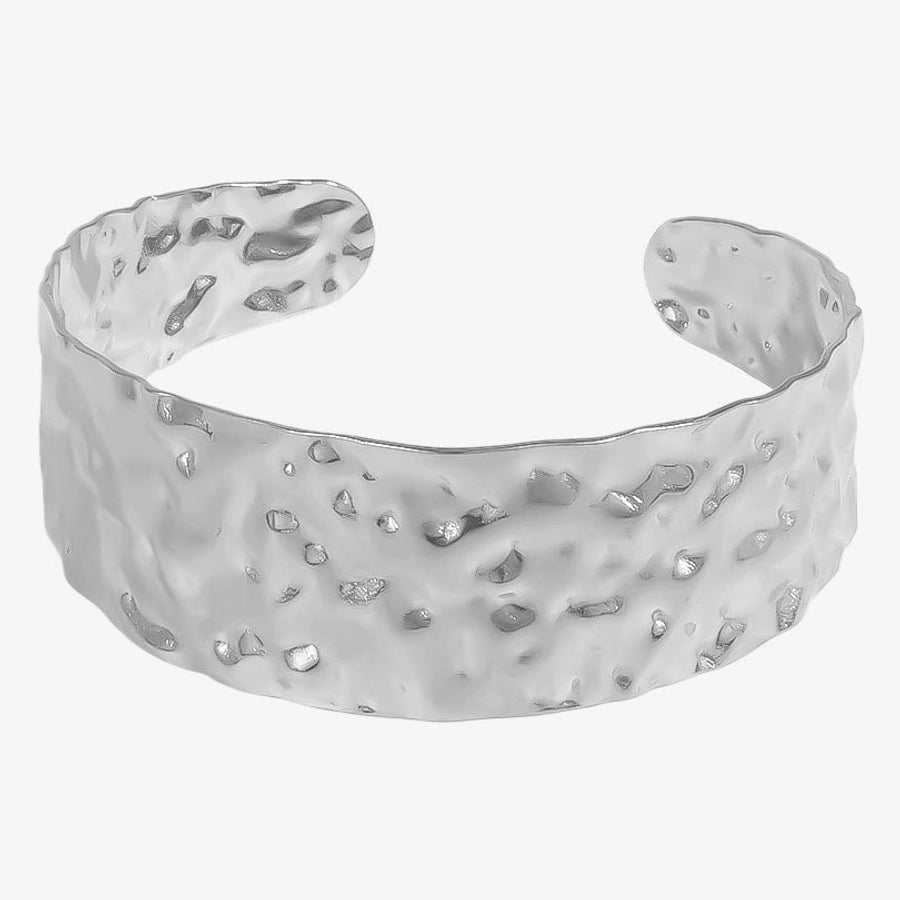 304 Stainless Steel Cross-Border European and American Bracelet 18K Gold Adjustable Bracelet Light Luxury Design Sense Opening Bracelet in Stock