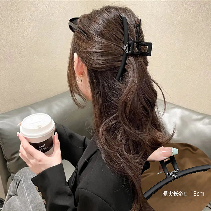 fashion flower metal plating artificial rhinestones hair claws 1 piece