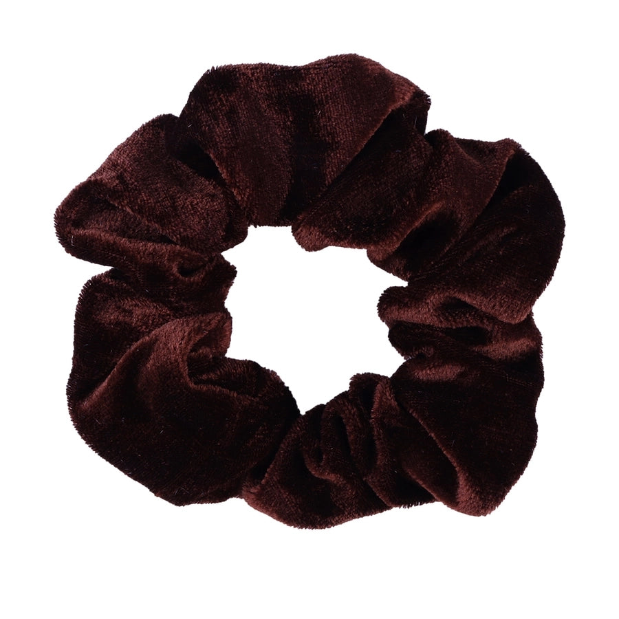 simple style solid color cloth hair tie