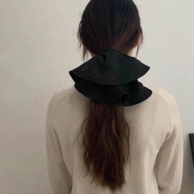 Women's Simple Style Solid Color Cloth Pleated Hair Tie