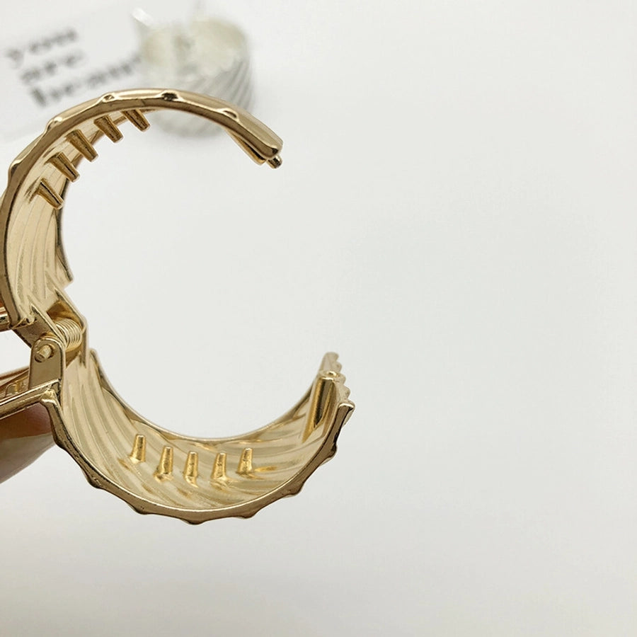 Women's Simple Style Geometric Alloy Plating Hair Clip