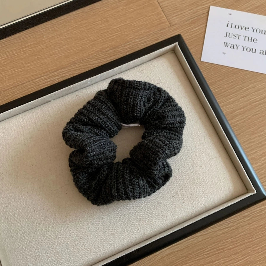 New High-Grade Retro Hand-Woven Wool Headband Hair Band College Style Girl Wide Version Headband Hair Accessories Headband