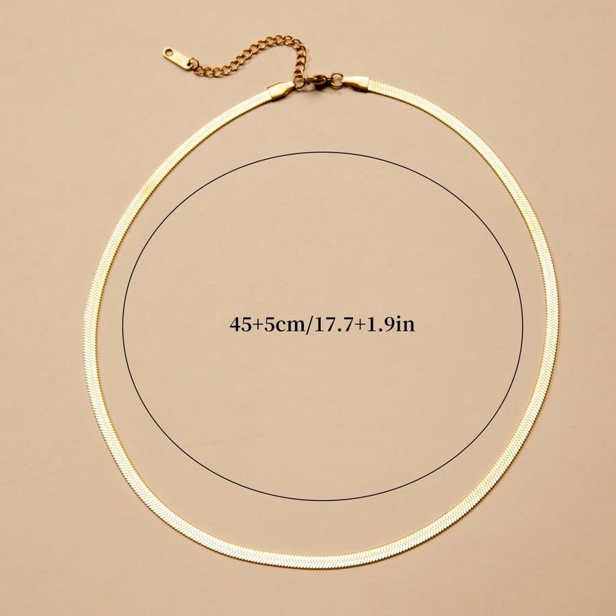 Jewelry Casual Simple Style Geometric Titanium Steel Necklace